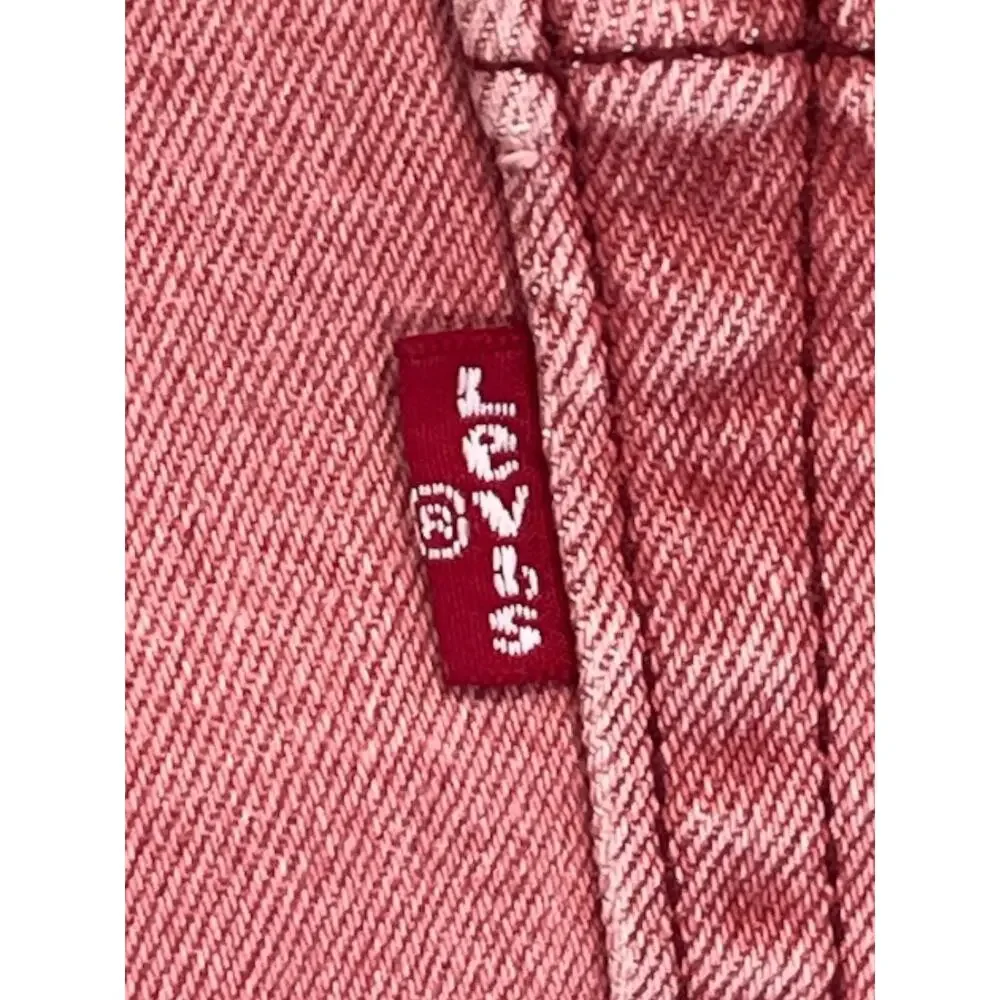 Levi’s 502 Denim Shorts Size 38 Salmon Pink